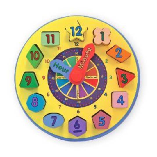 Shape Sorting Clock